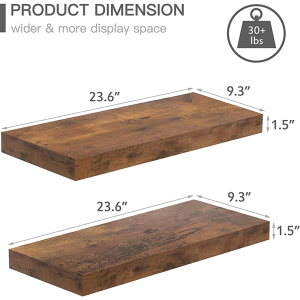 QEEIG Floating Shelves